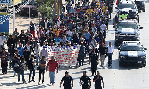 migrantes en Tijuana Migrantes hondureños ponen condiciones para no entrar a EEUU
